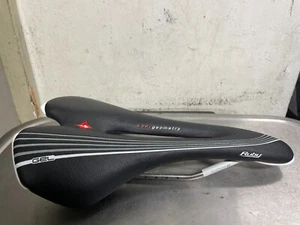 Specialized Ruby women's road Bike saddle 143x256 black hollow ti rails gel - Picture 1 of 4