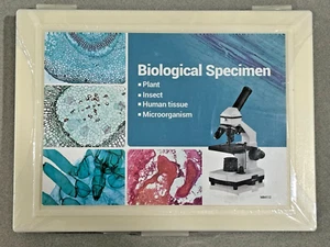 120 Slides - Biological Specimen Laboratory Kit Educational Set For Microscope - Picture 1 of 2