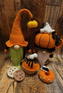 Fall Amigrumi Gnome 6Pc - Picture 1 of 6