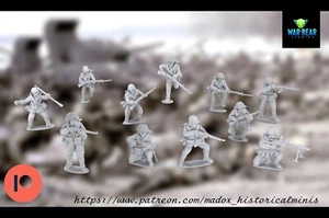28mm WW2 Japanese Infantry Squad - IJA - Bolt Action - World War Two - Bild 1 von 1