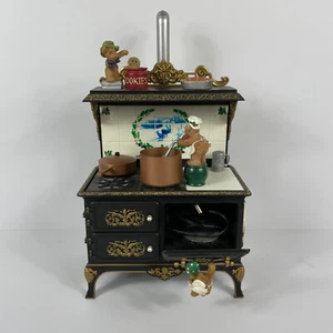 2004 Mr Christmas Gold Label Sammlung Kochen für Weihnachten animierter Herd - Bild 1 von 3