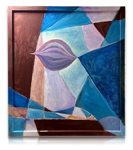 Margret Hofheinz-Döring 1910-1994 - abstrakte Komposition - Öl auf Karton - Bild 1 von 18