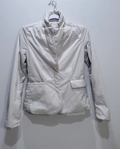 Athleta Jacke Damen 2XS grau Knopfleiste festes Polyester Windbreaker Sport Damen - Bild 1 von 11