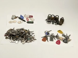 Llavero colección cajón cerraduras vintage cerrajero mecánico más de 150 piezas lote - Imagen 1 de 5