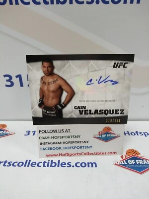 2010 TOPPS UFC KNOCKOUT CAIN VELASQUEZ AUTO 118/188 #A-CV - Image 1 of 3