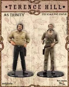 Terence Hill Trinita' & Bud Spencer Bambino Infinite Statue 1/12 Set Completo - Bild 1 von 9