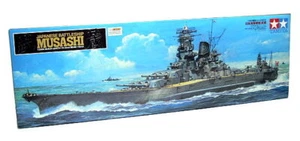 Tamiya Modelo Militar 1/350 Barco de Guerra Acorazado Japonés MUSASHI Hobby 78031 - Imagen 1 de 1