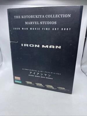 Busto de Bellas Artes Iron Man Colección Kotobukiya Marvel Studios - #3316/3500 - CAJA DMG Foto 1 de 4