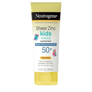 Neutrogena Sheer Zinc Oxide Kids Mineral Sunscreen 3 Fl Oz (Pack of 1) - Picture 1 of 12