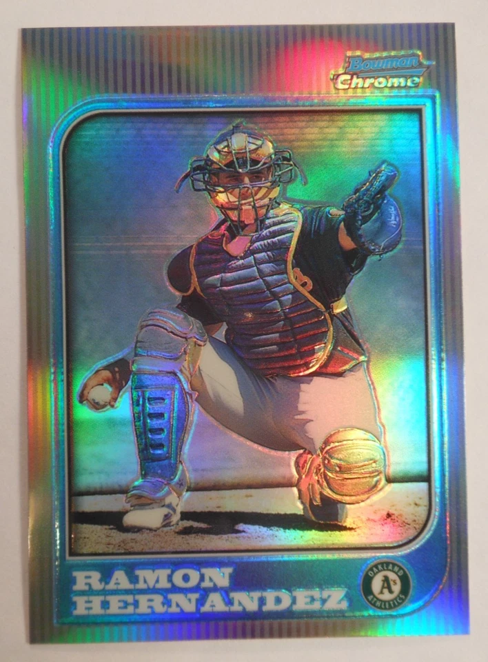 Bowman Chrome 1997 - Ramón Hernández #278 Rookie RC Refractor Foto 1 de 4