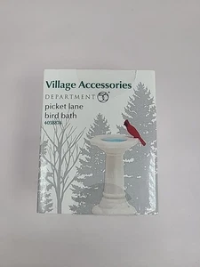 Dept 56 Picket Lane Vogeltränke Dorf Zubehör #4038874 - Bild 1 von 5