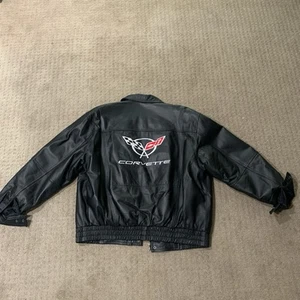 Vintage Corvette Leather Jacket - Picture 1 of 4