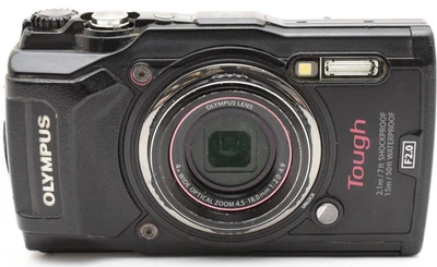 Cámara digital compacta Olympus Tough TG-5 negra impermeable JAPÓN Foto 1 de 4