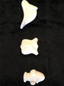 CERAMIC BISQUE MAGNETS FIREMEN FIRE FIGHTER DEPT LOT U-PAINT READY TO PAINT NEW - Picture 1 of 5