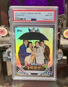 2011 Topps American Pie Foil Seinfeld Premieres #162 PSA 8 - Bild 1 von 2