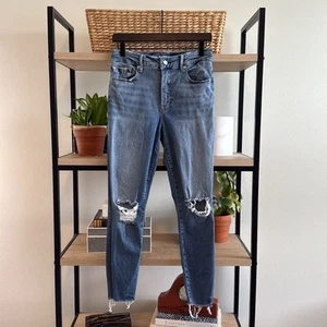 Good American Good Legs Mid-Rise Distressed Skinny Ankle Jeans, 8 / 29 - Bild 1 von 8