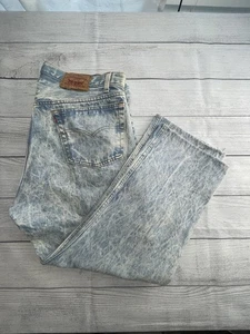 Vintage Levis 501 Acid Wash Jeans USA Made Herren 38x30 Custom - Bild 1 von 12
