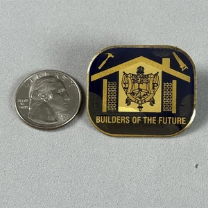 Vtg Sigma Gamma Rho Sorority Builders Of The Future Enamel Pin Pinback #56766 - Picture 1 of 3