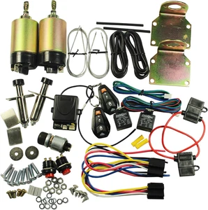 Nuevo Kit de 2 Puertas Popper con Manija Afeitada para 85 Lb con Control Remoto Un Juego - Imagen 1 de 8