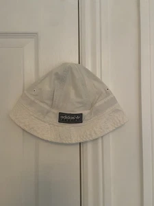 Adidas Spezial SPZL White Bucket Hat Worn By Similar To Liam Gallagher - Picture 1 of 4