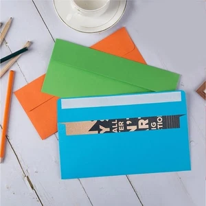 50 Pcs Business Envelopes Standard Envelopes Colorful Envelopes for Office - Picture 1 of 8