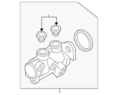 Cilindro maestro original Audi 80A-611-021-B Foto 1 de 2