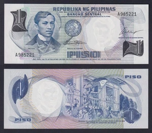 Banconota Filippine 1 piso 1969 P.-142a FDS/UNC - Imagen 1 de 1