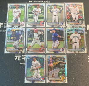 2025 Bowman Chrome Moises Marchan RJ Schreck 1st Prospects Sonar /399 Lot*10 - Picture 1 of 2