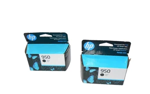 Lot of 2 Genuine HP Black Ink Cartridges – OEM – Expired April 2024 - Bild 1 von 8