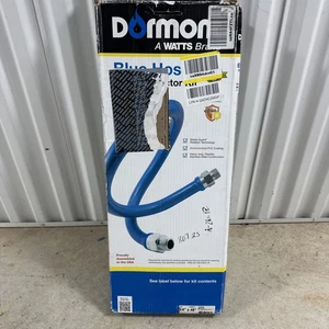 Dormont 1675kit48 3/4"x 48" blau Schlauch Deluxe Gasanschluss Schlauch Snapfast - Bild 1 von 6