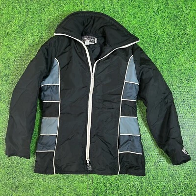 Vtg 70s Arctic Cat Arctic wear Retro Snowmobile Jacket Coat Black Mens M Tall - Image 1 of 4