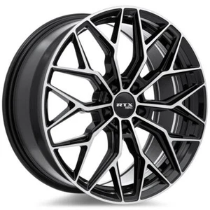 20 Inch Black Alloy Wheel Rim for Ford Taurus X, RTX 83156 20x8.5 5x114.3 5Lug - Picture 1 of 4