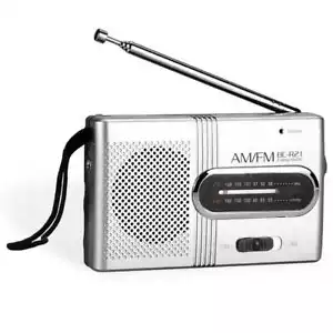 Mini Radio Portable 2 Band AM/FM Recepteur Transistor avec Haut-Parleur BC-R21 - Foto 1 di 6