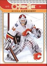 2009-10 O-Pee-Chee Calgary Flames Hockey Card #367 Miikka Kiprusoff