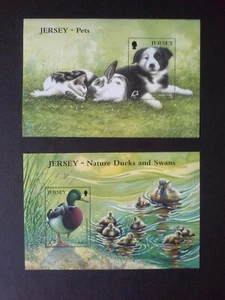 Jersey 2003, Mascotas y Patos 2 Hojas Bloque Nuevas, MNH ** BF53 BF50, 1117 1142 - Imagen 1 de 1