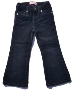 Girls Levis Jeans Pants Size 3T Corduroy Black Sparkle Bootcut Flare Casual - Picture 1 of 8