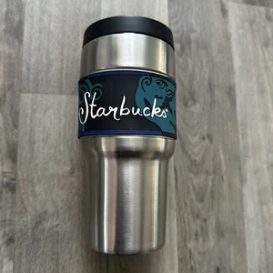 STARBUCKS Vintage Stainless Steel Travel Tumbler made in Korea 16oz - Picture 1 of 4