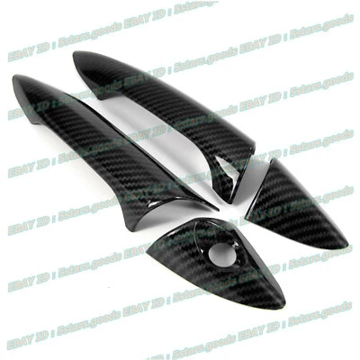 For 2013-2014 Hyundai Elantra Coupe Carbon Fiber Side Door Handle Covers Trims - Image 1 of 4