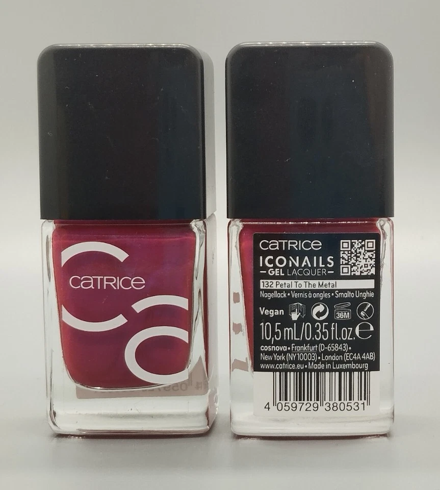 2x Catrice: ICONails GEL Lacquer/Nagellack - 132 Petal To The Metal - 2x 10,5 ml - Bild 1 von 1