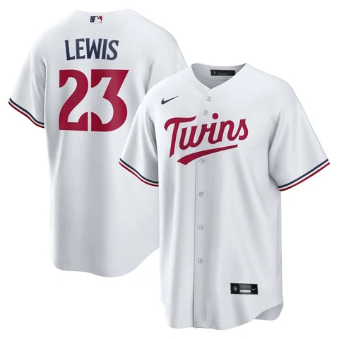 Minnesota Twins Royce Lewis #23 Nike Men's White 2023 Official MLB Player Jersey Cover
