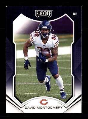 2021 Panini Playoff #128 David Montgomery Chicago Bears Football Card - Image 1 of 2