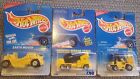 Hot Wheels Yellow Construction Series 1 Earth Mover 1 Forklift 1 Cement Mixer