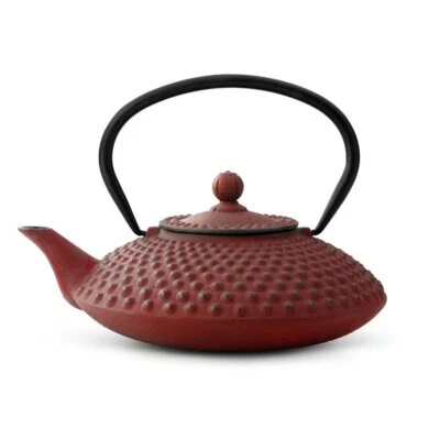 Bredemeijer 42oz Xilin Cast Iron Tea Pot | Red - Image 1 of 4
