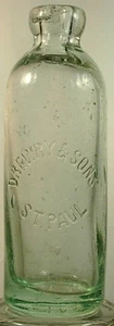 DREWRY & SONS ST PAUL MINNESOTA MN HUTCHINSON SODA BOTTLE - Picture 1 of 5