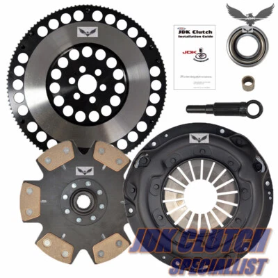 JD STAGE 4 *KIT EMBRAGUE RÍGIDO Y *VOLANTE FORJADO para 91-98 NISSAN 240SX 2.4L Foto 1 de 4