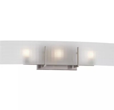 Nuvo Lighting 60/5187 Yogi 3 Light 24"W Bathroom Vanity Light - Nickel - Image 1 of 2