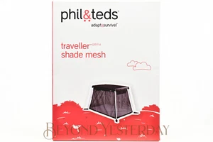 NEW: PHIL & TEDS TRAVELLER SHADE MESH (V4) 2017+ - TRAVEL COT - LIGHTWEIGHT - Picture 1 of 3