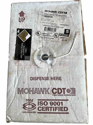 Mohawk / Belden - 5EP4P24-WH-P-MOH-AP - M55530 Categoría 5 Blanco Foto 1 de 4