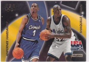 1996 Skybox USA Basketball NBA No. 55 Anfernee Penny Hardaway Shaquille O'Neal - Picture 1 of 2