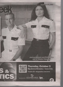 TV Week Magazine September 21 2024 Joshua Jackson Phillipa Soo Doctor Odyssey - Picture 1 of 3